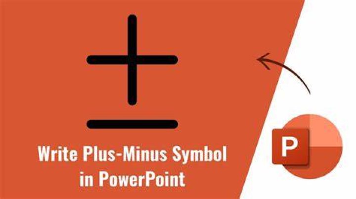About plus-minus sign