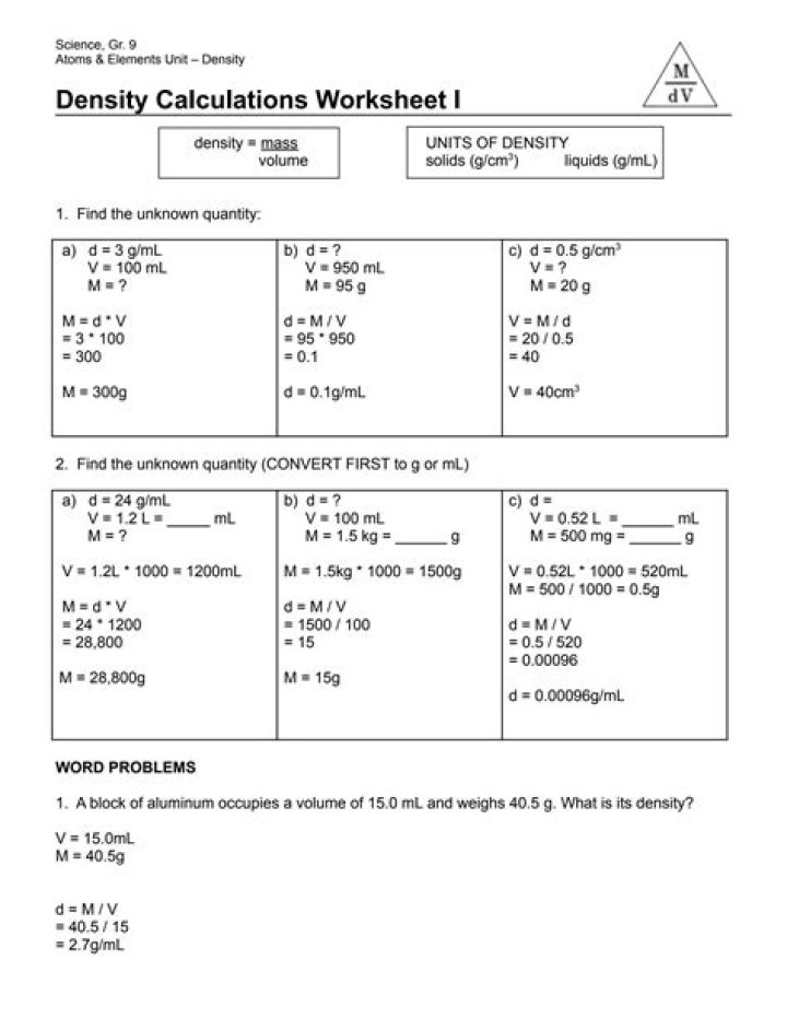 Calc 3 Density Problem