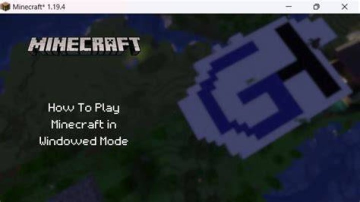 Can't run Minecraft on windowed mode