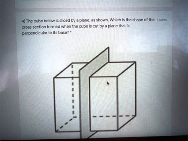 Cutting a cube with a plane