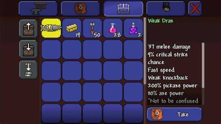 Drax Pre-Hardmode