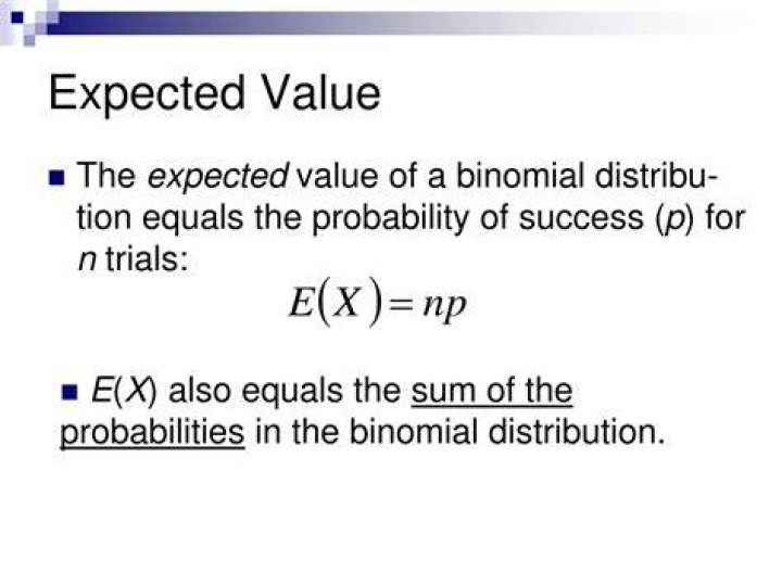 Expected Value of a Binomial distribution?