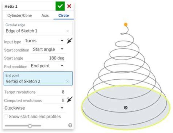 Helix around Helix around Circle