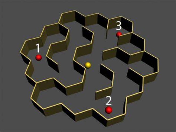 Hexagon "maze" algorithm