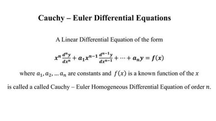 Inhomogeneous Euler-Cauchy equations