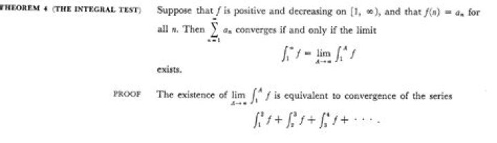 Integral Test Proof