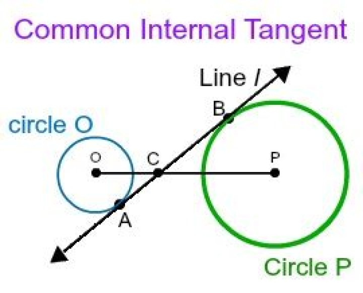 Internally tangent circles and circumcircle