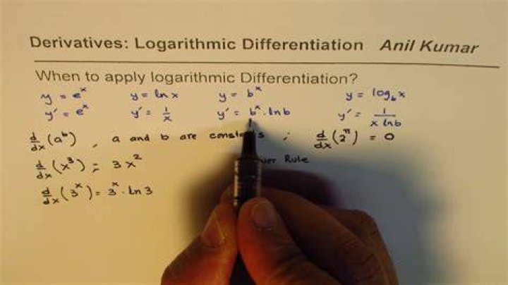 Logarithmic Differentiation - when to use?