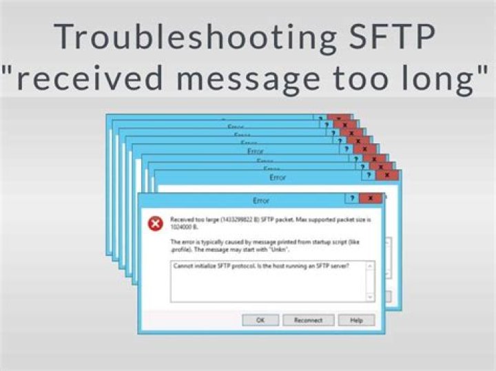 SFTP on linux server gives error "Received message too long" [closed]