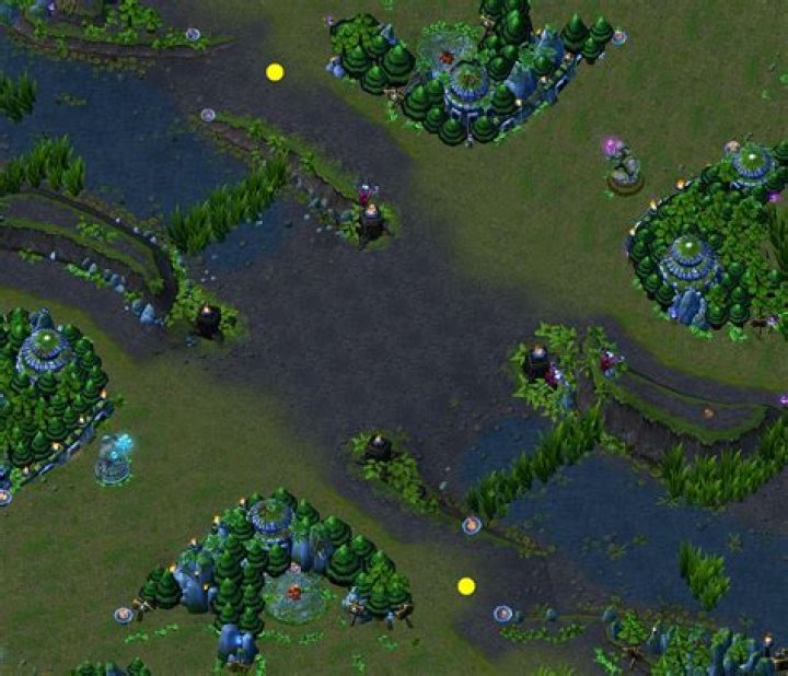 Ward positions on opposite sides of the river crossing