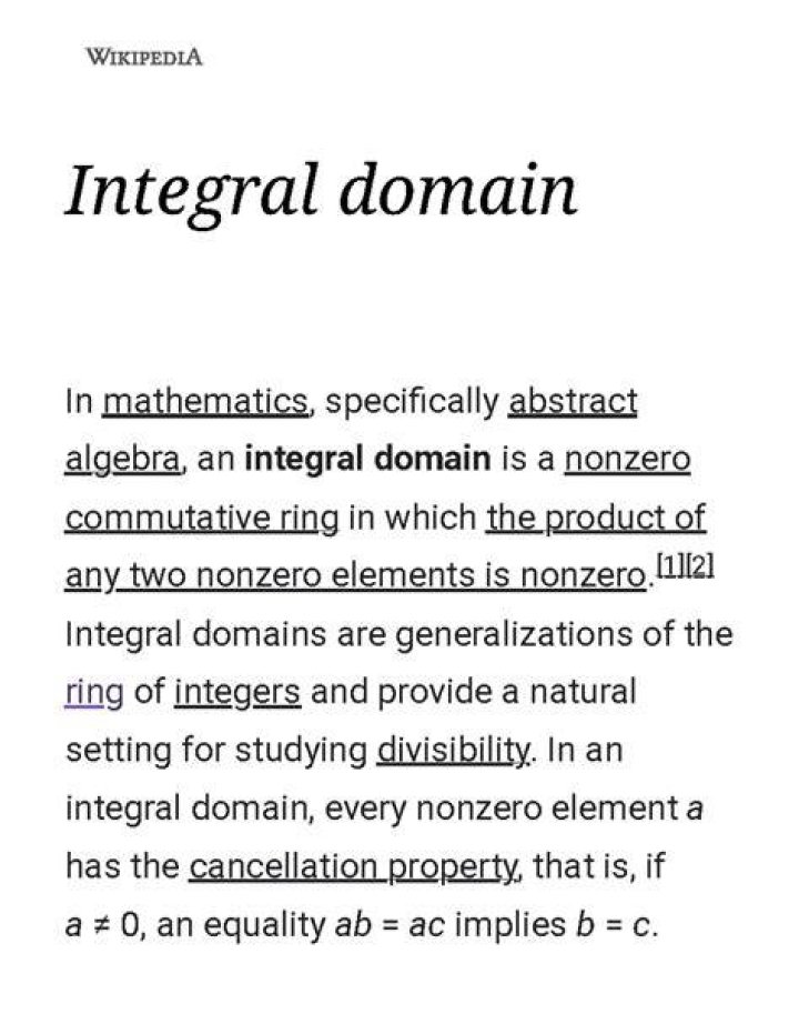 Why $\Bbb Z$ = (integers) is an integral domain?