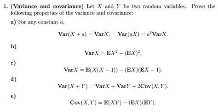 Why does $ \operatorname{Var}(X) = E[X^2] - (E[X])^2 $
